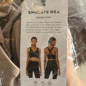 Alo emulate bra size M, dusty pink